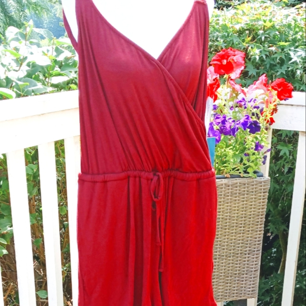 NWT Market & Spruce Stitch Fix romper faux wrap front size M